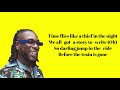 Burna Boy -Time Flies ft Sauti Sol (Official lyrics video)