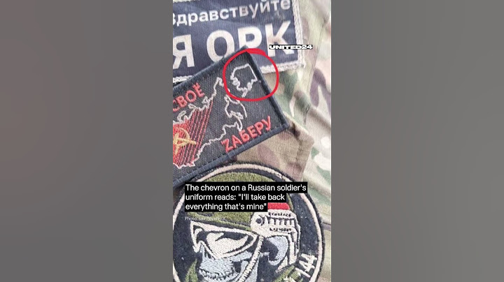 Russian Soldier Wears Chevron With Soviet Union Flag and Alaska #warinukraine