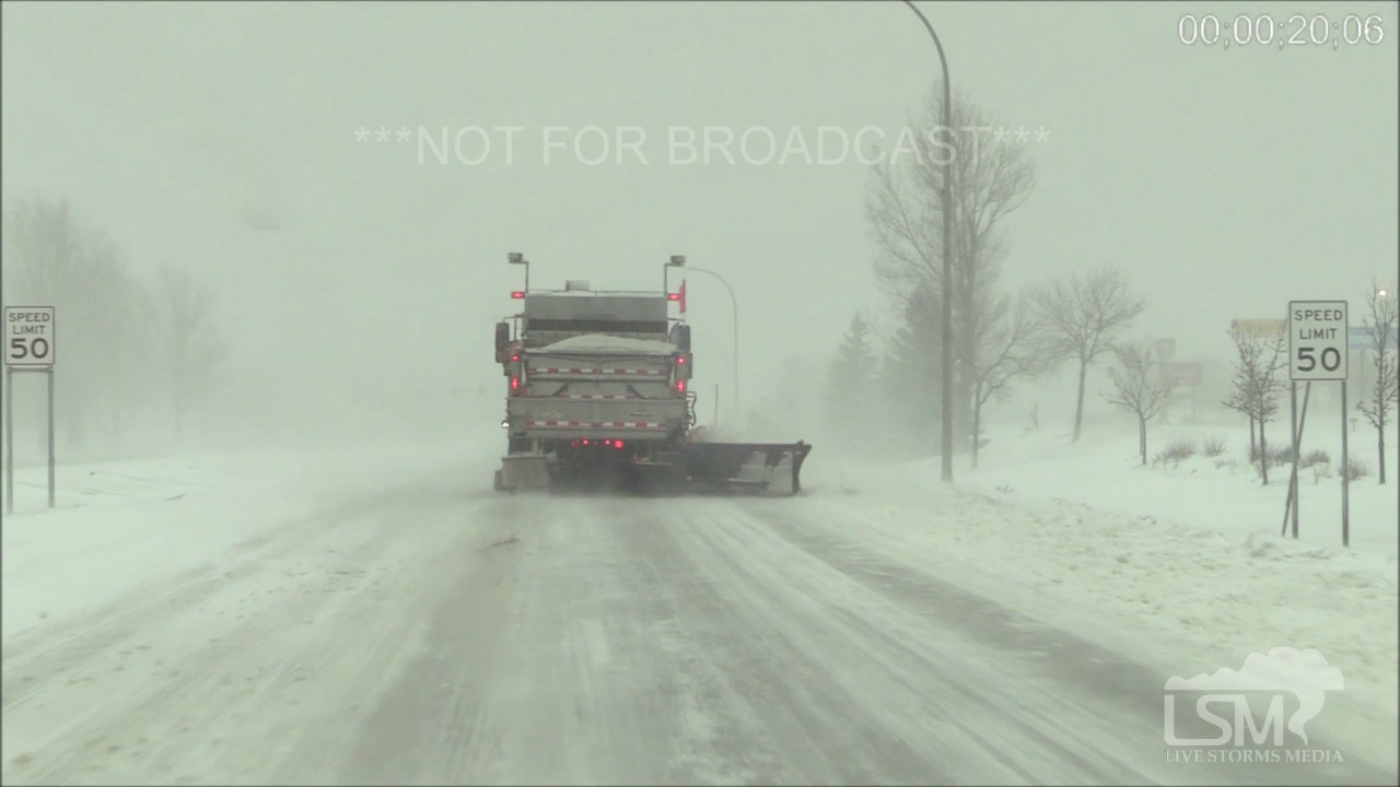 111816 Alexandria, Minnesota Blizzard Conditions YouTube