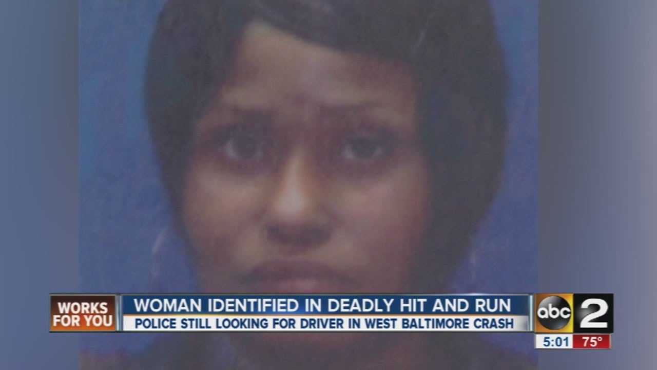 Woman killed in Baltimore hitandrun identified YouTube