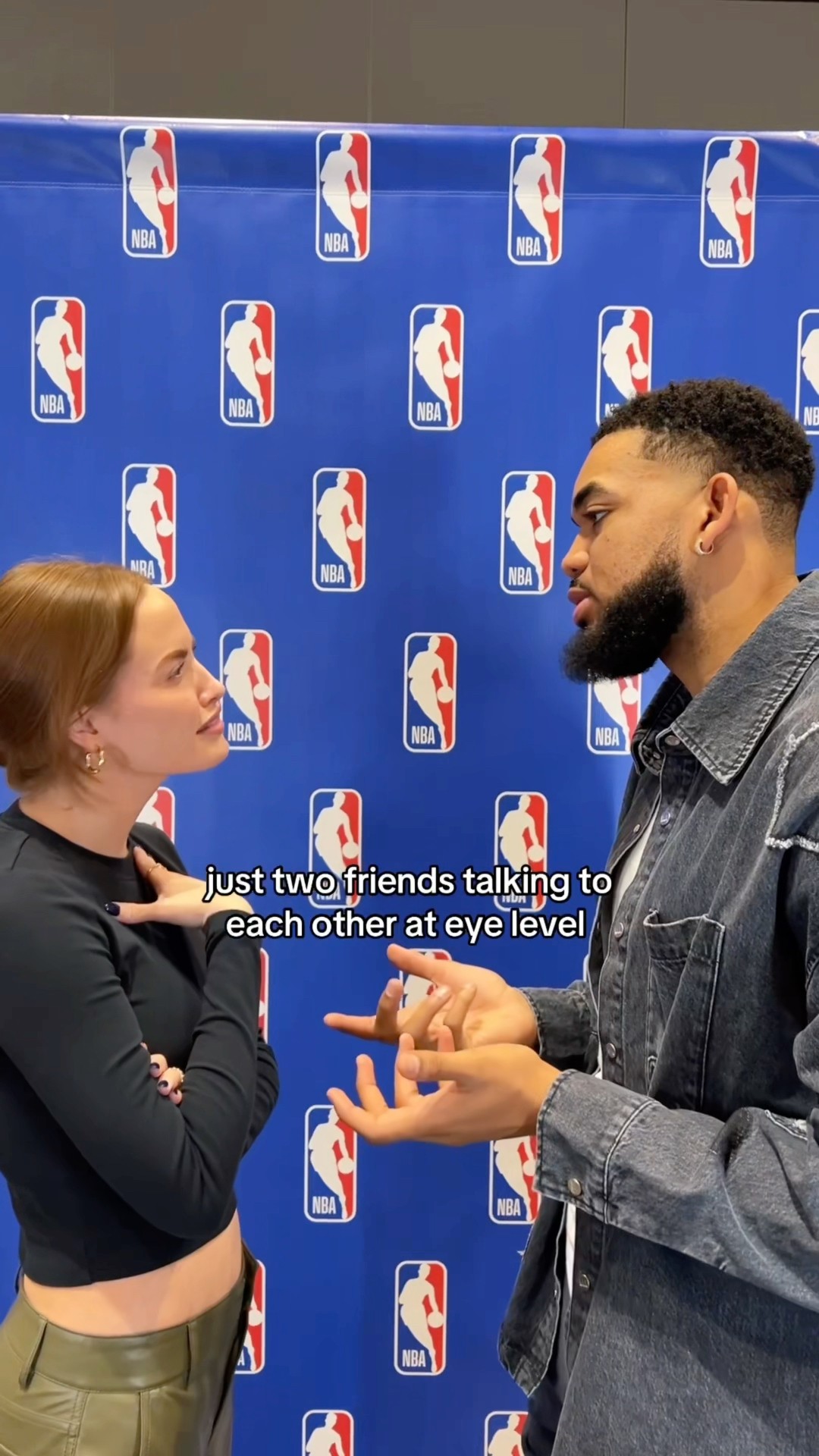 Karl… we are basically the same height ? @NBA