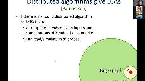 Local Computation Algorithms with Ronitt Rubinfeld