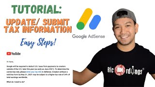 How to Submit Tax Information in Google Adsense and Avail Reduced Income Tax (TAG-LISH TUTORIAL)