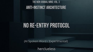 no re-entry protocol | herclueless (AI Spoken Word / Experimental)