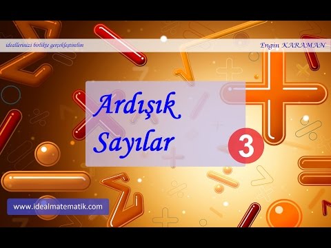 YGS Matematik: Ardışık Sayılar Video 3