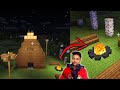 I MADE  BONFIRE AND CAMPSITE IN MINECRAFT