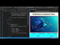 Project with html css code . Build website to sell computer