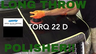 TORQ 22D Longthrow polisher! Follow Up. Random Orbital 21mm polisher with Electronic User Interface! screenshot 3