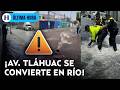 ¡Iztapalapa bajo el agua! Tubería colapsa y provoca megafuga en Avenida Tláhuac