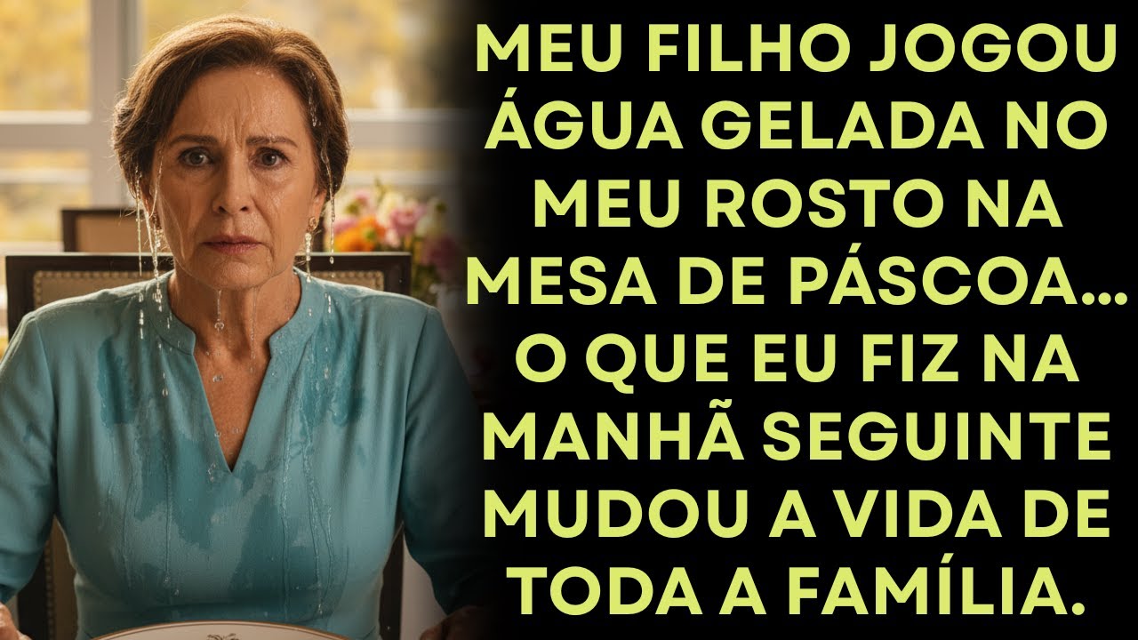 Meu Filho Jogou Água Em Mim Quando Pedi Respeito, Então Esvaziei a Conta Dele e Fugi do País.