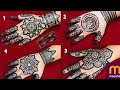 Tried Top 4 best affordable meesho mehndi stencil/mehndi design#bridalmehndi#mehndistencil#sticker