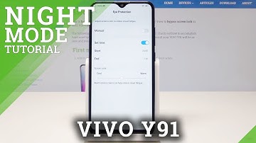 How to Activate Night Mode in VIVO Y91 - Eye Comfort Mode