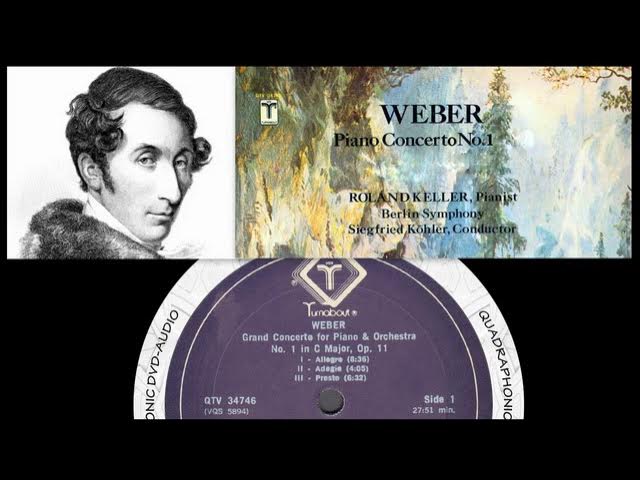 Carl Maria von Weber: Piano Concerto No. 1, in C major, Op. 11, Roland Keller (piano)