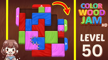 Color Wood Jam Level 50 Solution Walkthrough
