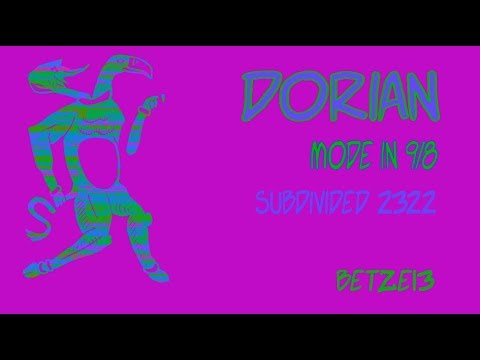 Dorian Mode in 9/8 - Odd Meter Example