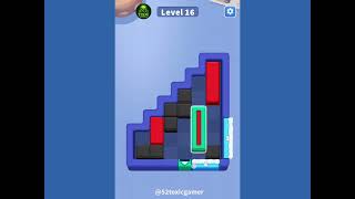 PawBlock  Sort Color Puzzle Level 16 Gameplay Solution 