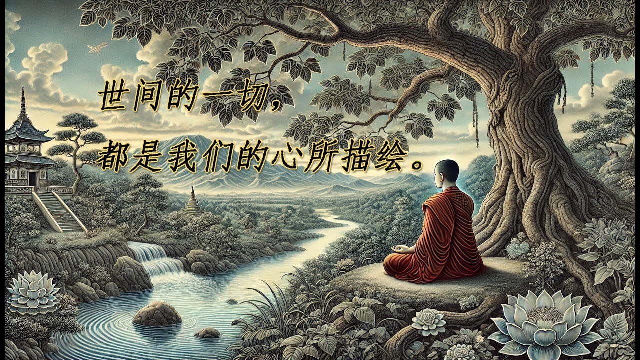 禅语:世间的一切,都是我们的心所描绘。 #禅意 #禅定 #中文 #治愈 #冥想 #佛教 #佛法 #佛教歌曲 #佛禪 #佛教卡通 #佛 #禅语录 ...