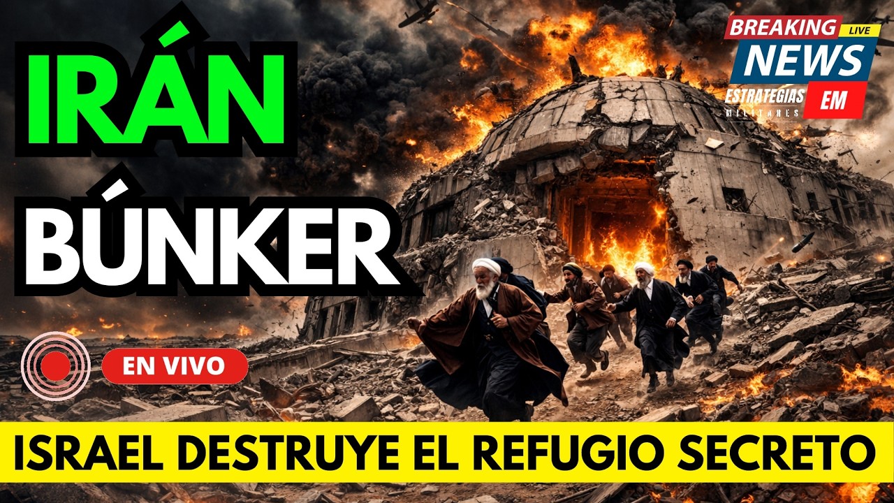 🚨 NOTICIAS IRÁN ISRAEL DESTRUYE EL GRAN BUNKER SECRETO DEL AYATOLLAH