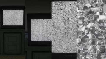 TV Static Shader - Warning Up Close of Flashing Static