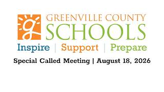 Special Called Meeting | August 18, 2026