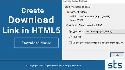 How to Create Download Link in HTML5 | Making Direct Downloadable Button for Any File Type