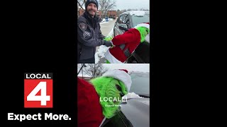 Bloomfield Township police arrest the Grinch!