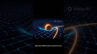 Gravity Bends Light?! 🌌 Einstein's Mind-Blowing Discovery Explained #Universe #Physics facts