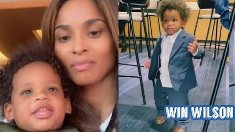 Cute video of Win Wilson running around Seahawks game in a suit!