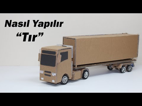 Kartondan Rc Tır Nasıl Yapılır // How To Make RC Truck From Cardboard