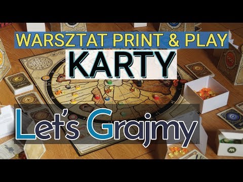 Warsztat Print & Play - Część 1 - Karty // DIY // Jak zrobić grę?