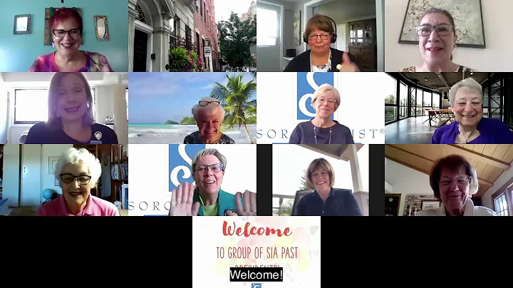 Welcome President Tina from Past Presidents