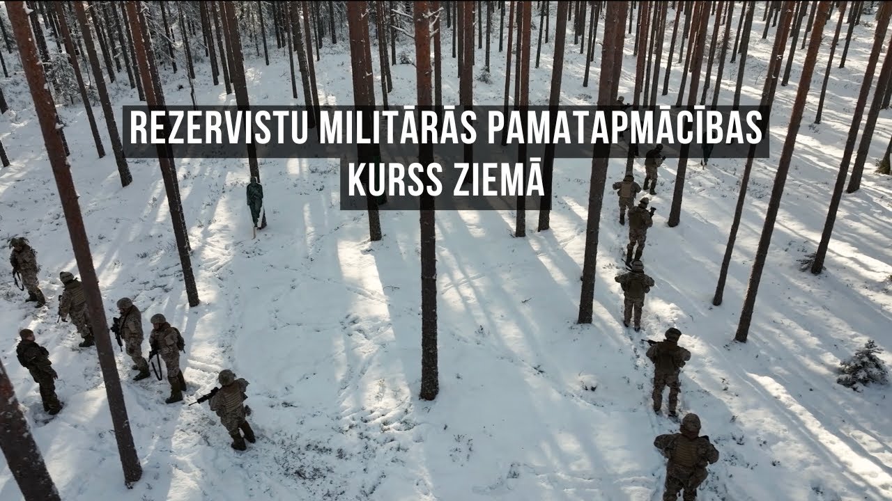 Pirmais rezervistu militārās pamatapmācības kurss ziemā