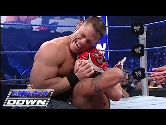 John Cena vs Rey Mysterio: SmackDown, November 6, 2003 class=