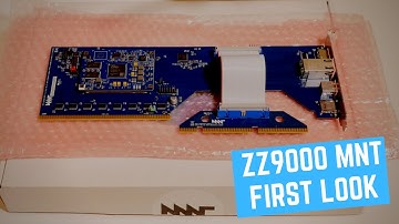 NEW Amiga Graphics Card - ZZ9000 MNT First Look Review