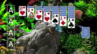 No complicated rules, just pure Solitaire fun!   1280 720 fish   BLUEDEMO screenshot 5