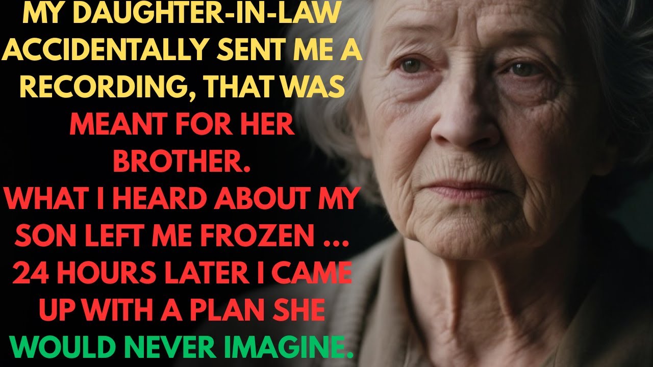 My Daughter in Law Accidentally Sent Me an Audio… What She Said About My Son Chilled My Soul