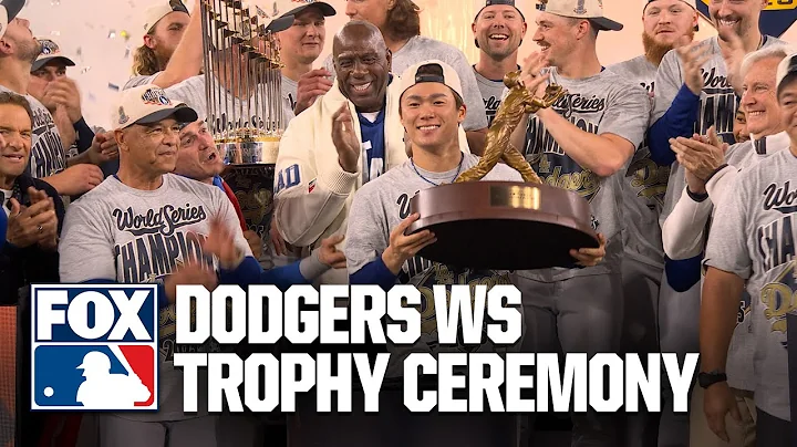 2025 Los Angeles Dodgers World Series Trophy Ceremony 🏆 Yamamoto Wins MVP 💙 MLB on FOX