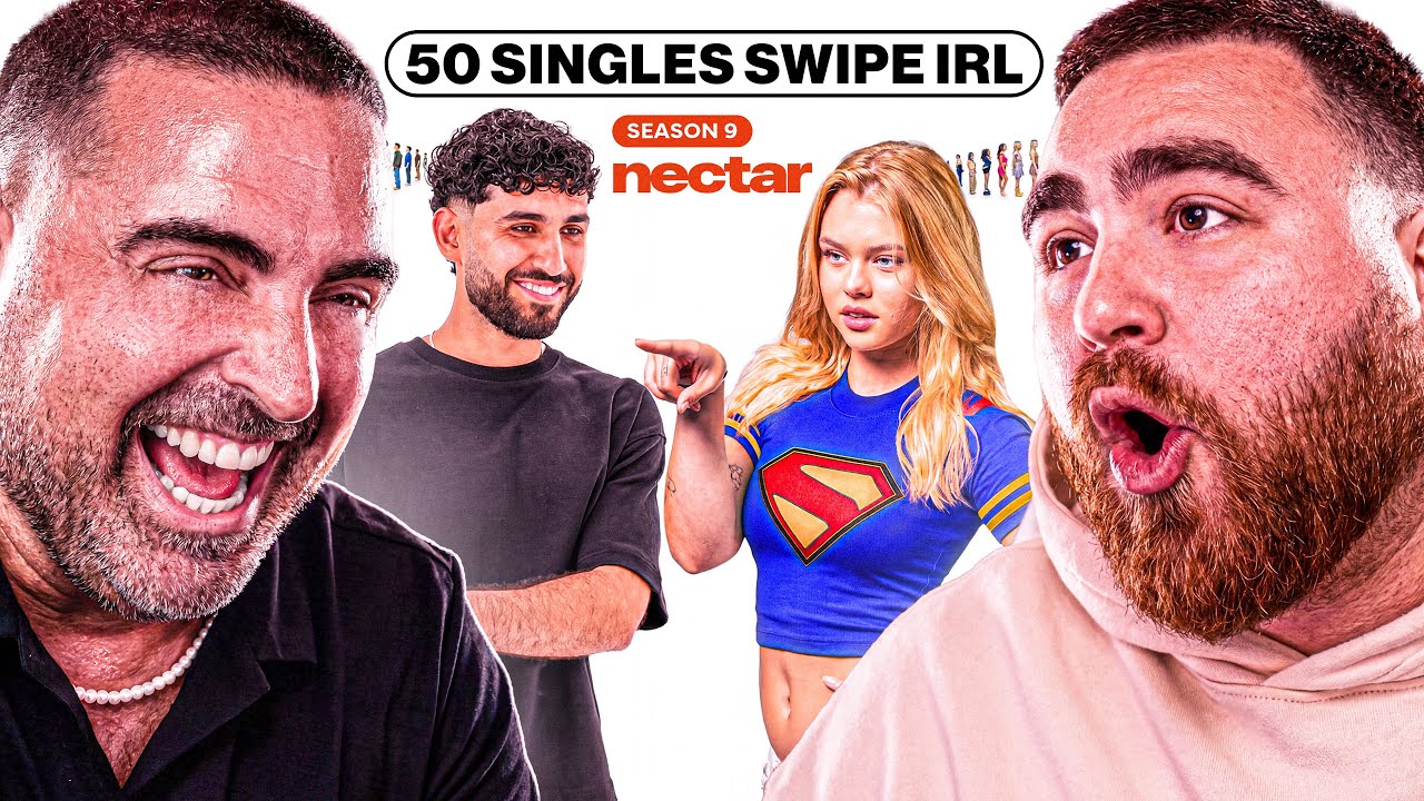THE RETURN! LosPollosTV And Dad React To 50 strangers swipe on each other | swipe or swap
