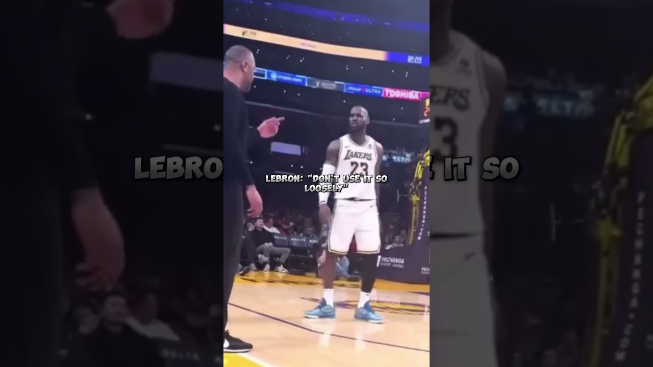 LeBron argues with Rockets coach 