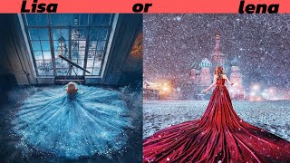 LISA OR LENA [Blue💙 & Red♥️] Would you rather