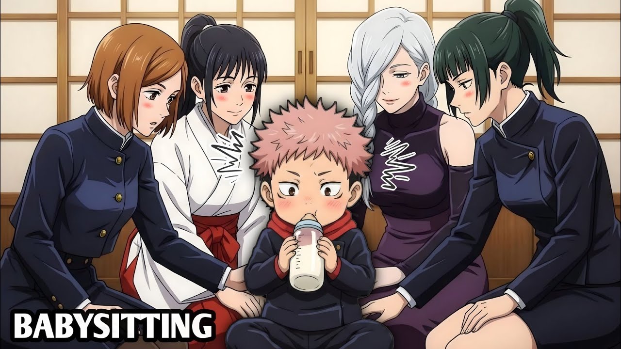 If the Jujutsu Sorcerers had to Babysit Baby Yuji...