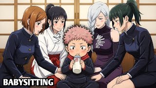 If the Jujutsu Sorcerers had to Babysit Baby Yuji...