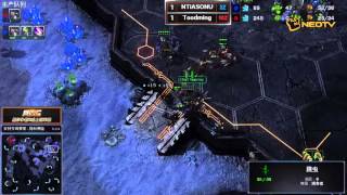 星际争霸2 20140105 MsJoy 小色解说 SOC线上冠军赛 NTIASONU VS TOODMING高清版