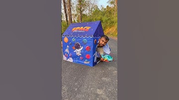 Tent House🏡 Unboxing and Testing 🔥 #tenthouse #shotrs #shortsfeed  #viralshorts