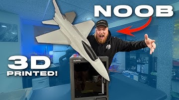 Can a Beginner 3D Print & Fly an RC Jet?