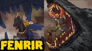 Fenrir: Die Bestie von Ragnarok - Nordische Mythologie - Geschichte und Mythologie Illustriert