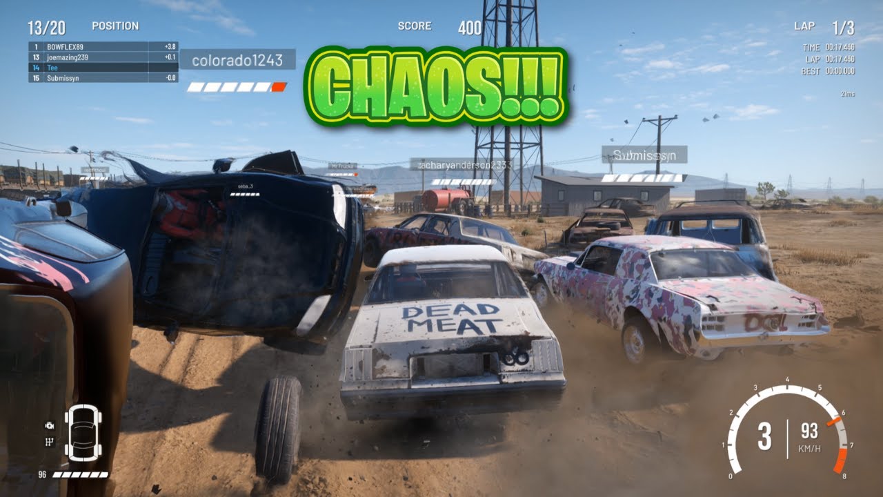 WRECKFEST IS PURE CHAOS!! #recommended #SWIFTEE16 #wreckfest - YouTube