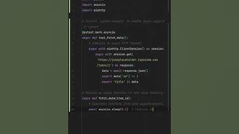 How does pytest handle async tests in Python? Master Async Testing with Pytest in Python!
