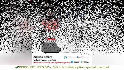 Tuya Zigbee Smart Vibration Sensor Tilt Detection Smart Life App Notification Real-Time Motion Shock