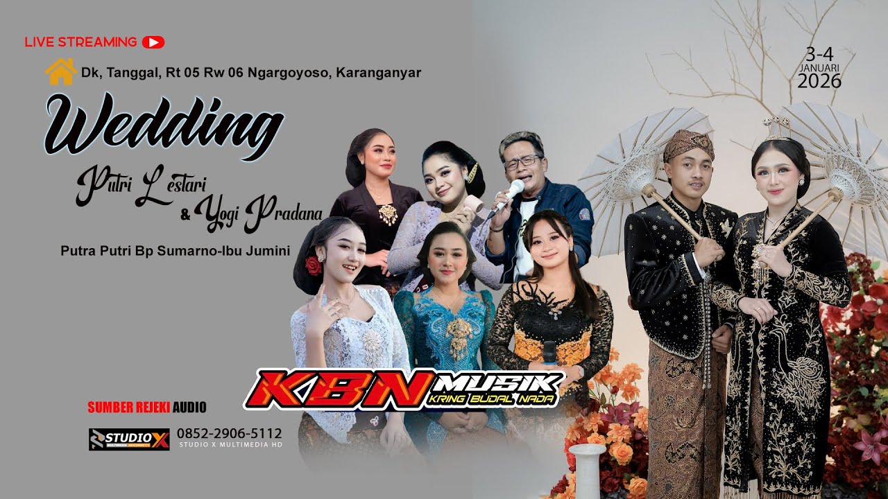 🔴LIVE ORJEN KRING BUDAL NADA - MIDODARENI PERNIKAHAN PUTRI & YOGI -TANGGAL NGARGOYOSO -SR AUDIO